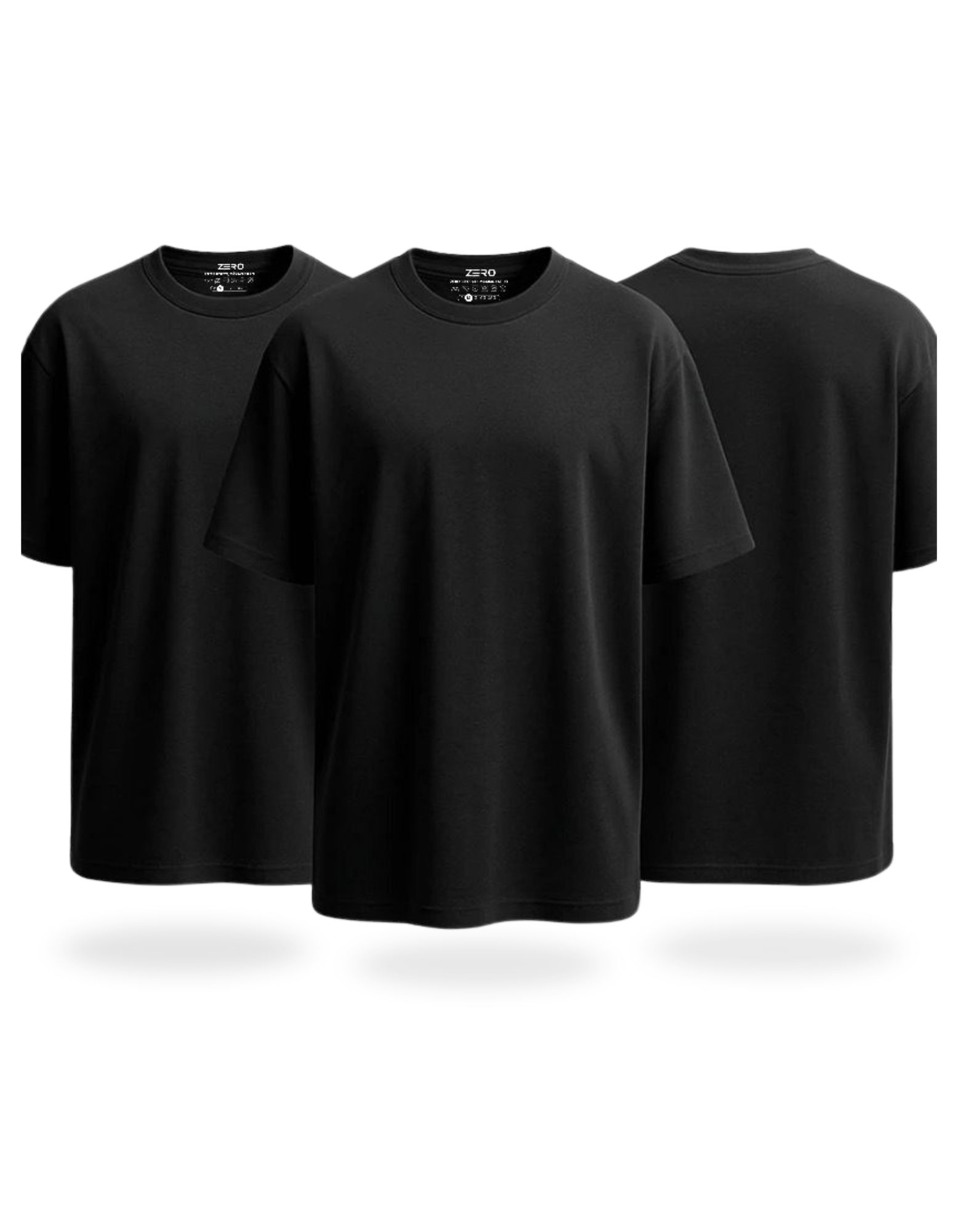 Kit Zero - 3 Oversized Preto