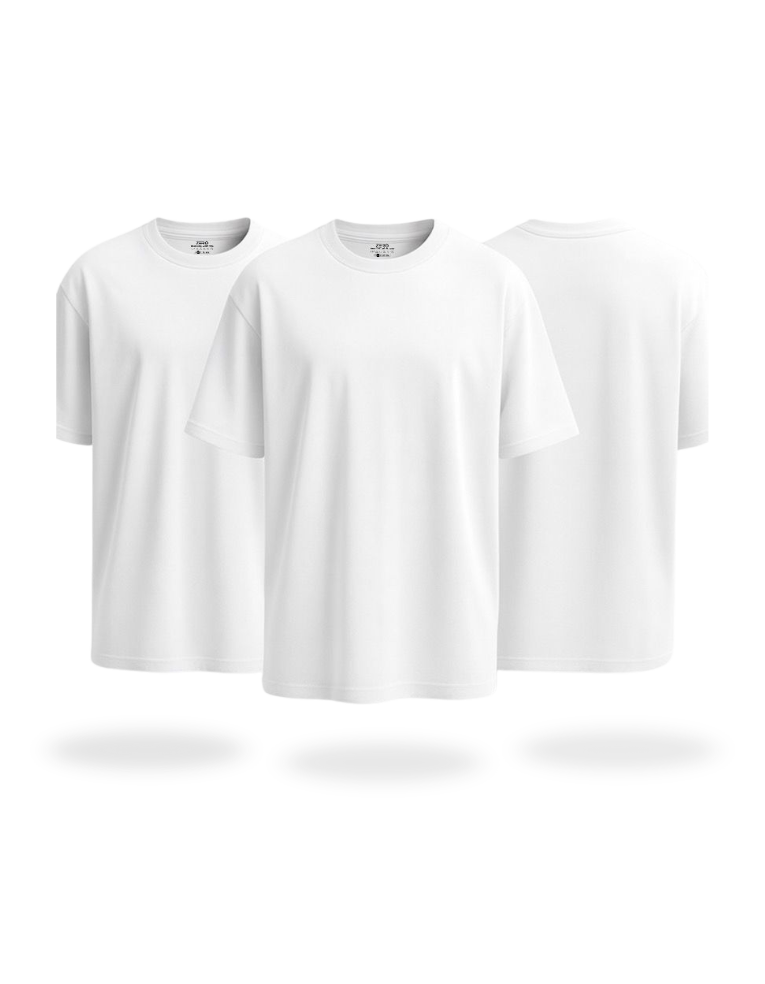 Kit Zero - 3 Oversized Branco